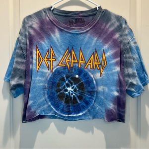 Def Leppard crop top
